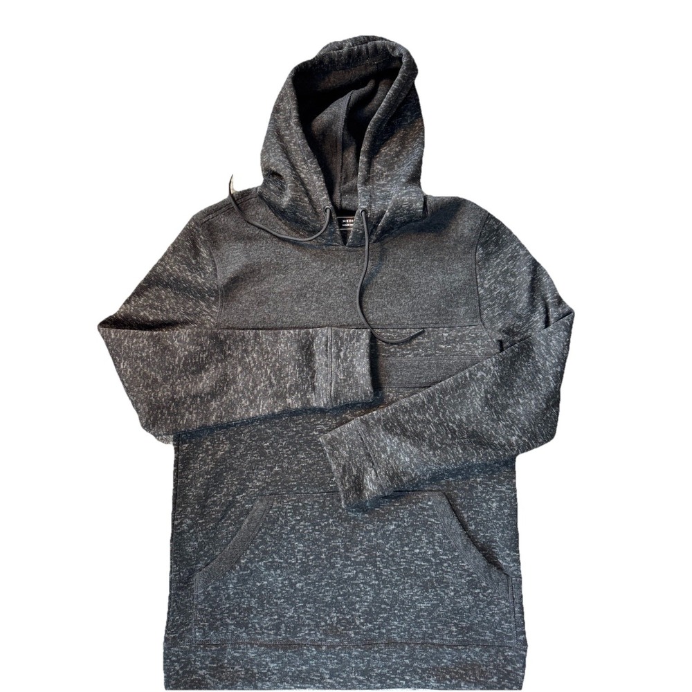 BKE Men's Onyx Reverse Fleece Hoodie Medium Gray Heather Pullover TS002514M